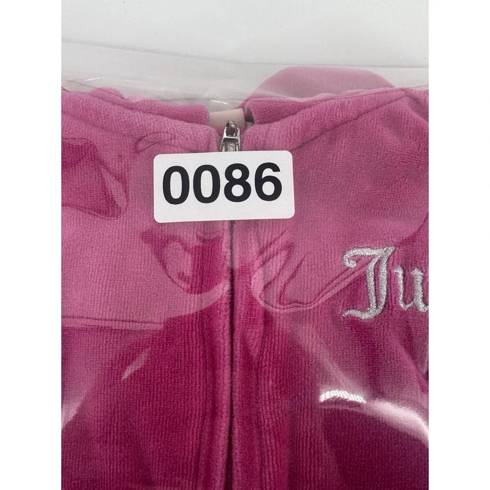 Girls Juicy Couture Velour Jacket Full Zip‎ Size 7